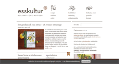 Desktop Screenshot of esskultur.at