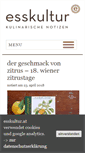 Mobile Screenshot of esskultur.at