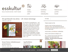 Tablet Screenshot of esskultur.at